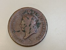 FERDINANDO I DI BORBONE 5 TORNESI 1819 RARA