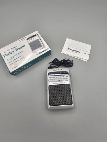 Radio shack pocket slim - radio,