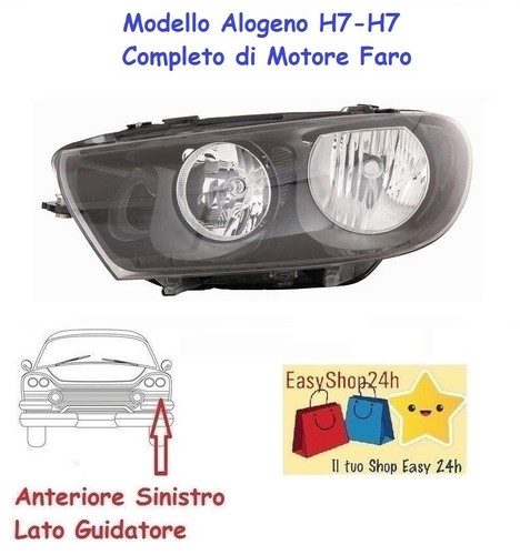 Faro anteriore h7 - sx,