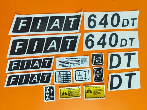 Adesivi decalcomanie fiat 640 - decalcomanie,