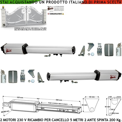 Pistoni 220 ricambio - pistoni, v