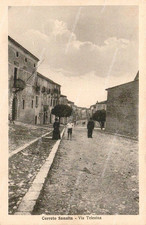 dm14 cartolina cerreto sannita via telesina provincia di  benevento