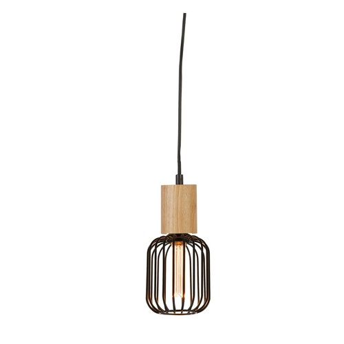 Lampada sospensione legno - a, e