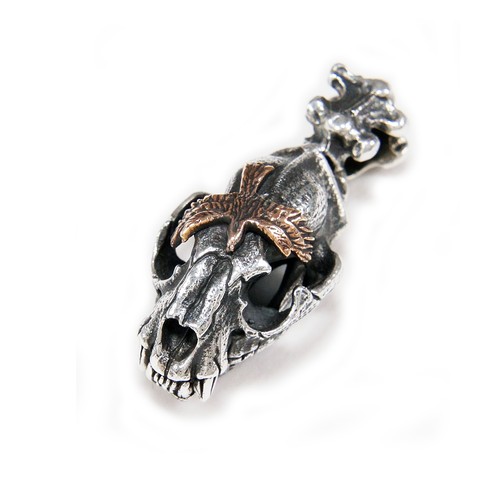 Ciondolo gotico biker - ciondolo,