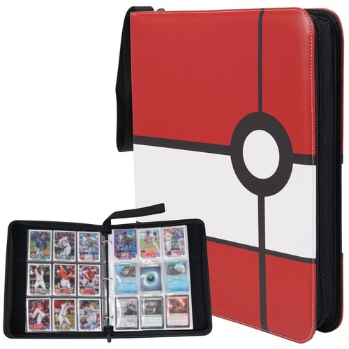 Trading card binder for - card,