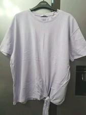 T-shirt Zara lilla oversize