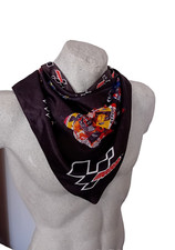 MOTO GP Foulard da uomo bandana scialle moto poliestere 83x40