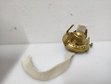 BRUCIATORE per LUME A PETROLIO O OLIO Medio VINTAGE OTTONE