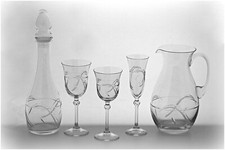 SET 38 Pz. CALICI IN CRISTALLO