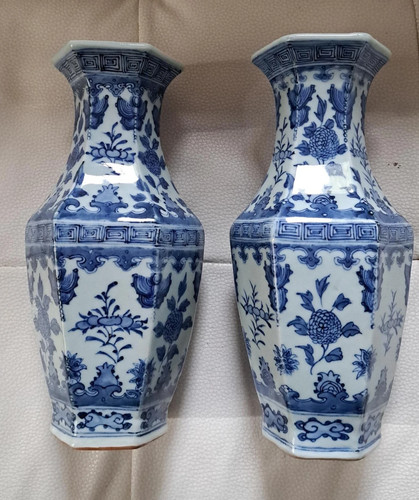 Coppia vasi orientali cinesi - ,