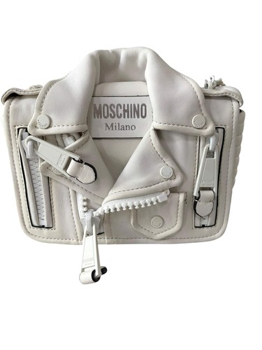 Moschino mini biker - moschino, leather