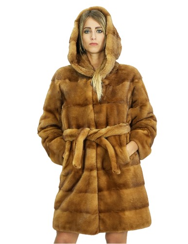 Cappotto pelliccia visone - , gold