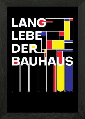 Lunga vita bauhaus poster - vita, al