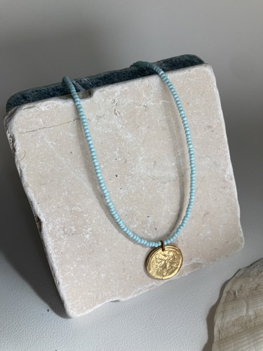 Collana perle turchesi - collana,