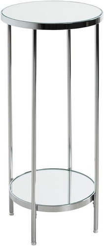 Colonna floreale cromo - colonna,