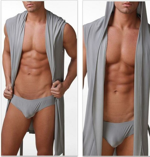 Vestaglia uomo sexy seta