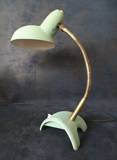 Lampe Cocotte verte flexible design tripode 1950 dlg Serge Mouille / à restaurer