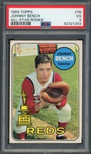 1969 Topps Johnny Bench #95