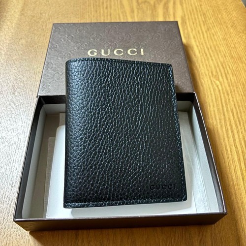 Gucci portafoglio nero bifold - gucci,