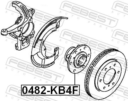 Adatto per febest 0482 - febest, 0482-kb4f