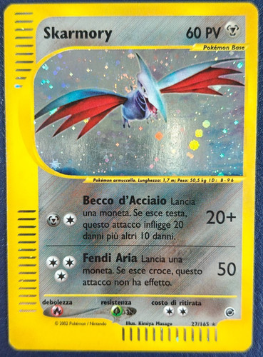 Pokemon skarmory holo - pokemon,