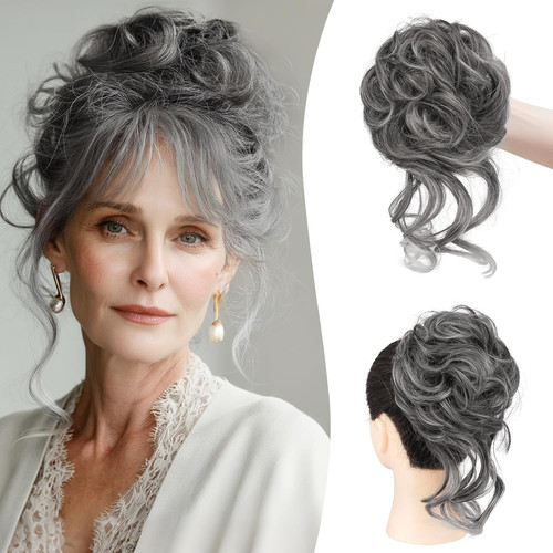 Chignon capelli finti con - capelli,
