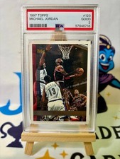 Michael Jordan PSA 2 #123 1997 chicago bulls topps Basketball (no limited 10)