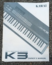 Kawai K3 Manuale d'uso/manuale