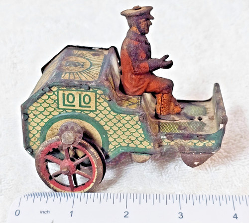 Antica automobile giocattolo - antica,