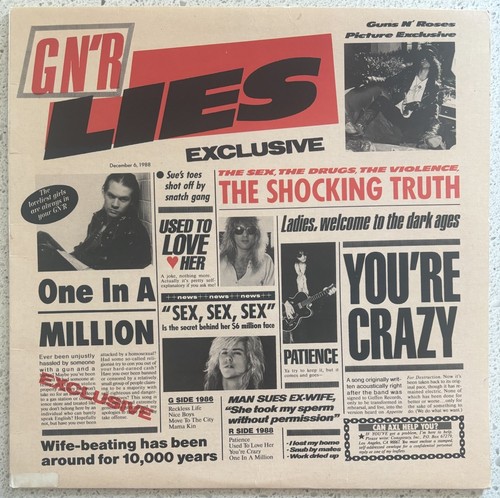Guns roses lies 1988 - guns,