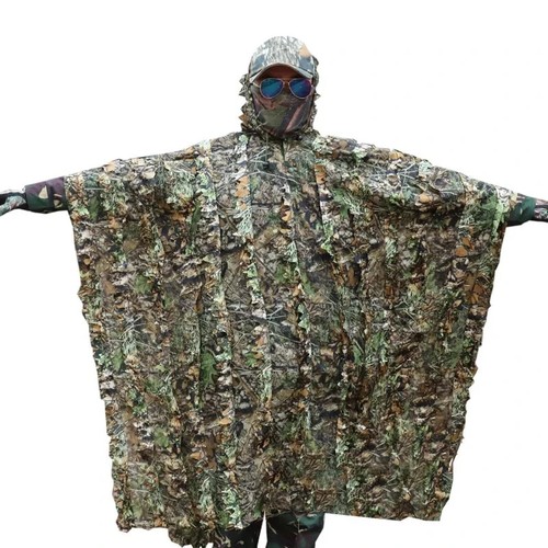 Poncho mimetico tattico caccia