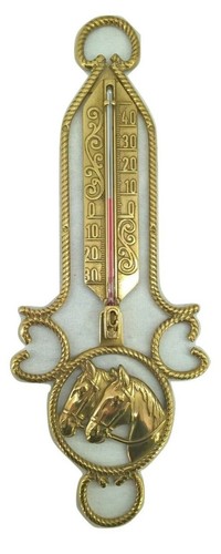 Termometro ottone lucido - termometro,