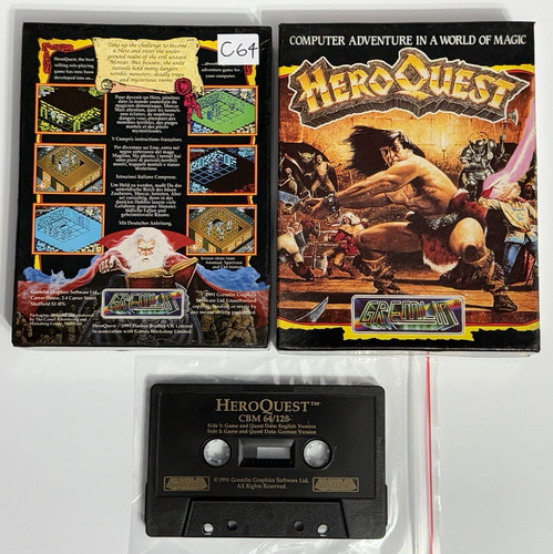 Heroquest commodore c64 - heroquest,
