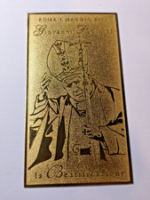 Placchetta beatificazione papa