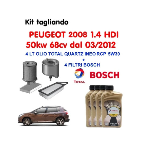 Kit tagliando peugeot - peugeot, 1.4