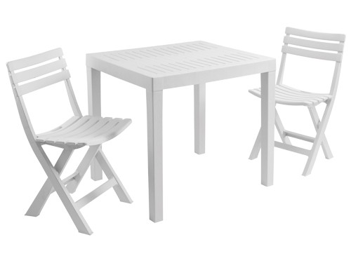 Set resina club bianco - resina,
