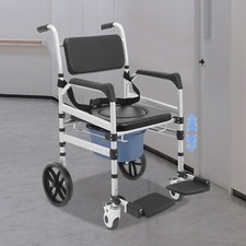 Sedia a rotelle pieghevole per doccia pieghevole sedia a rotelle da bagno sedia da doccia resistente