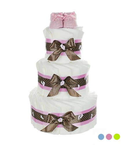 Torta pannolini babybooties - pannolini,