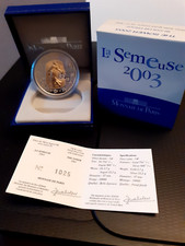 FRANCIA 2003 5 € - SEMINATRICE - Ag900/Au750 PROOF