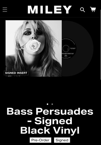 Presale miley cyrus signed - presale,