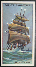 ST ELMO'S FIRE   Vintage 1928 Illustrated Card  HE15MS
