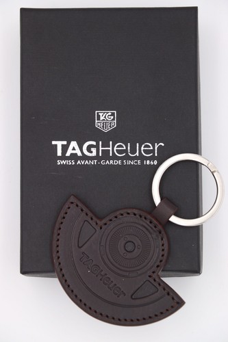 Tag heuer leather keychain - tag,