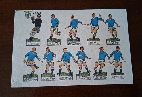 Cartolina calcio lazio 1965 - cartolina,