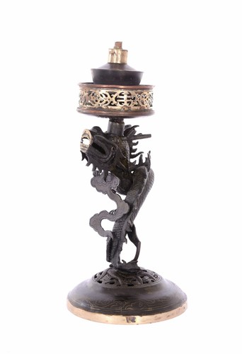 1900 cinese bronzo argento - bronzo,