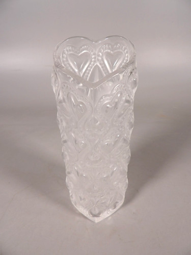 Vase cristal dépoli - en,