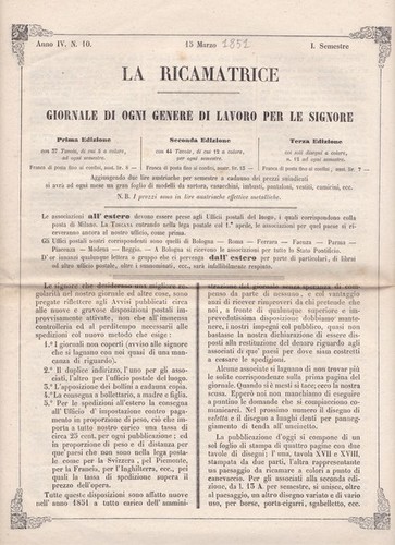 Ricamatrice giornale di - la, ricamatrice.