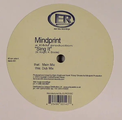 Mindprint sing vinile - mindprint, it