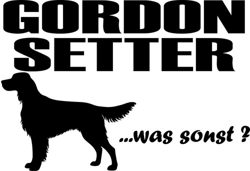 Adesivo gordon setter - setter,