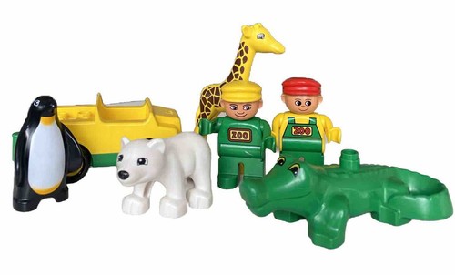 Duplo lego zoo animals car - lego, and
