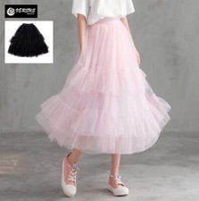 Bambina Gonna in Tulle Lunga